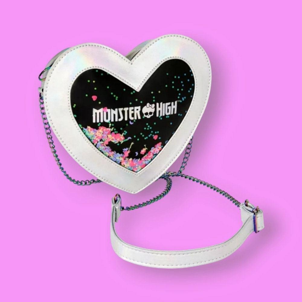 Monster High Confetti Heart Crossbody Bag